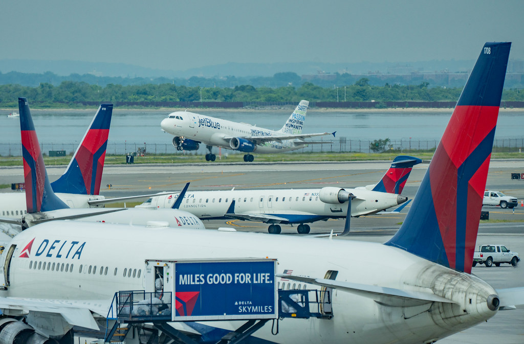 Delta Airlines Aéroport JFK Voyage en avion 2022