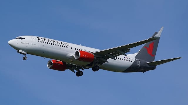 Avion de ligne ETF Airways obtient un permis canadien
