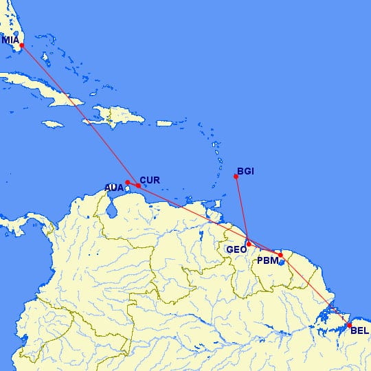Aerien-airline-Surinam-Airways-ajoute-un-service-a-Miami-Belem